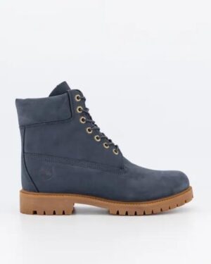 Timberland Timberland Mens Heritage 6-Inch Boots Dark Blue Nubuck