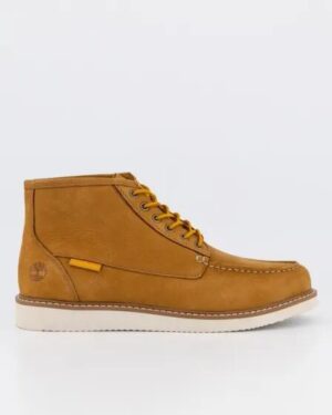 Timberland Timberland Mens Newmarket Mid Lace-Up Chukka Boot Wheat Nubuck