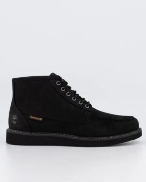 Timberland Timberland Mens Newmarket Mid Lace-Up Chukka Boot Black Nubuck