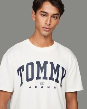 Tommy Hilfiger Tommy Hilfiger Tommy Varsity Tee Ancient White