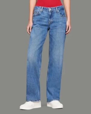 Tommy Hilfiger Tommy Hilfiger Sophie Low Rise Straight Faded Jeans Denim Medium