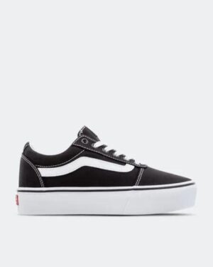 Vans Vans Womens Ward Platform (Canvas) Black White