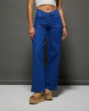 by.dyln by.dyln Ramona Pants Dark Blue