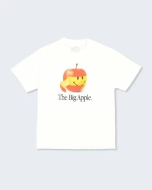 Market Market Smiley Big Apple Tee White