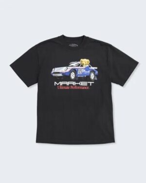 Market Market Ultimate Rally Bear Tee Washed-Black