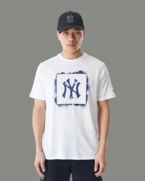 New Era New Era NY Yankees MLB Spray Tee White