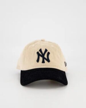 New Era New Era NY Yankees Block Cord 9TWENTY Cap Ivory