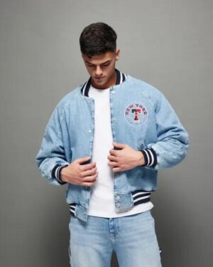 Tommy Hilfiger Tommy Hilfiger Letterman Denim Jacket Denim Light