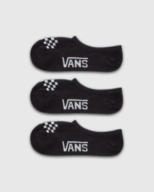 Vans Apparel & Accessories Vans Apparel & Accessories Womens Classic Canoodle Sock 7-10 3PK Black Black-White