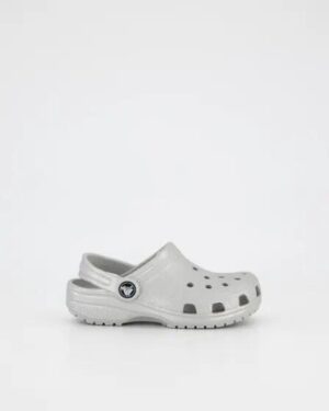 Crocs Crocs Kids Classic Clog Silver Glitter