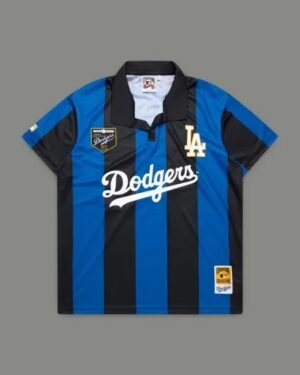 Majestic Majestic LA Dodgers Stripe Jersey Black